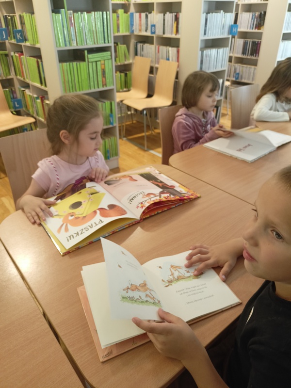 ZAJECIA EDUKACYJNE W BIBLIOTECE